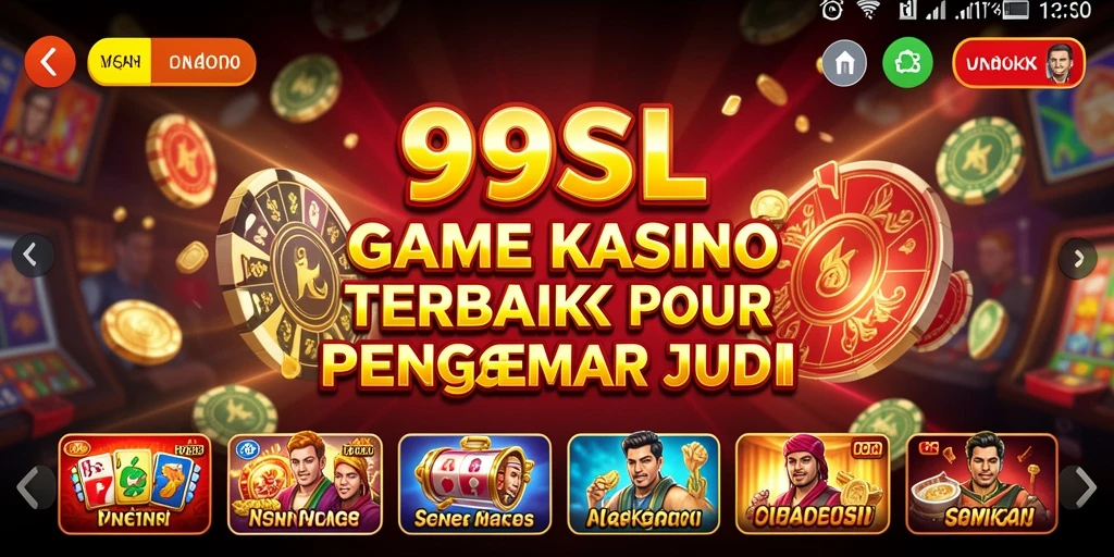 Tampilan utama gameplay Kasino yang seru di 99SL.