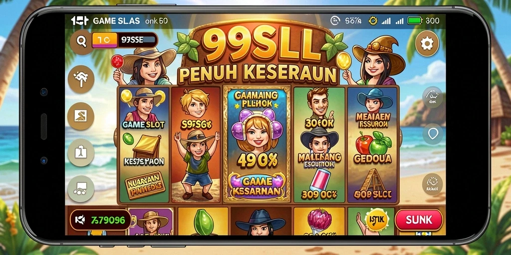 Tampilan menarik dari gameplay 99SLL yang penuh warna dan fitur bonus.