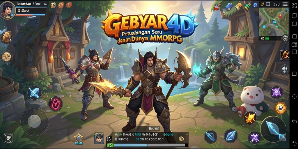 Tangkap momen seru dalam petualangan MMORPG di GEBYAR4D.