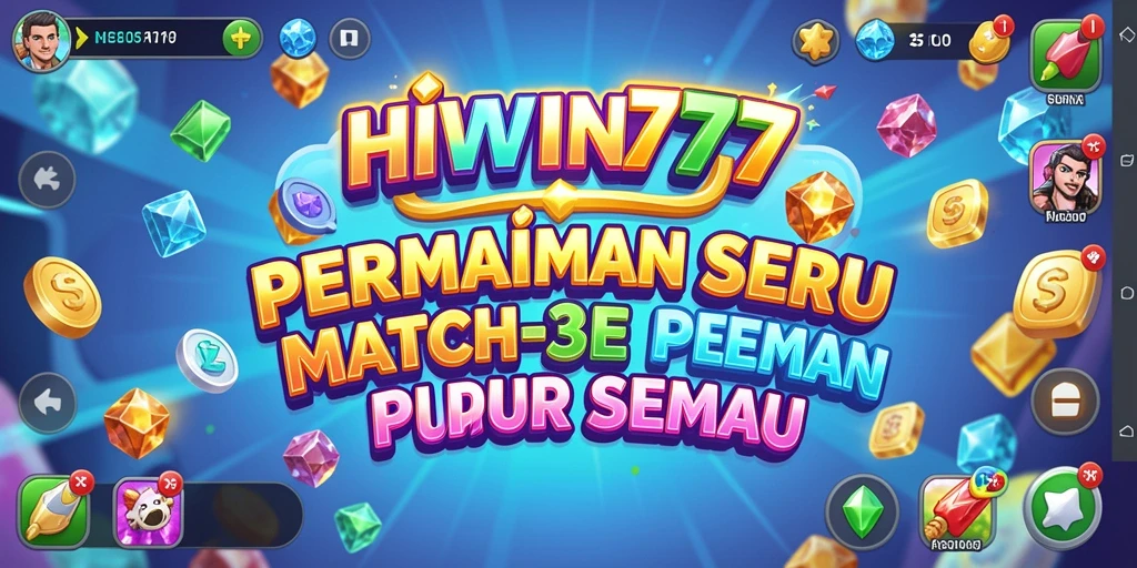 Tampilan gameplay HIWIN777 yang seru dan berwarna-warni.