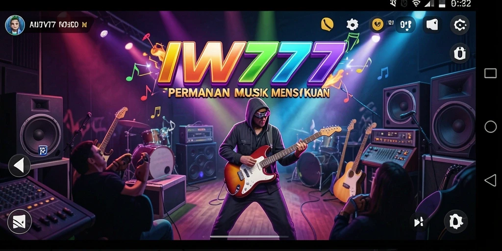 Tampilan gameplay IW777 yang menarik dan interaktif dengan berbagai pilihan musik.