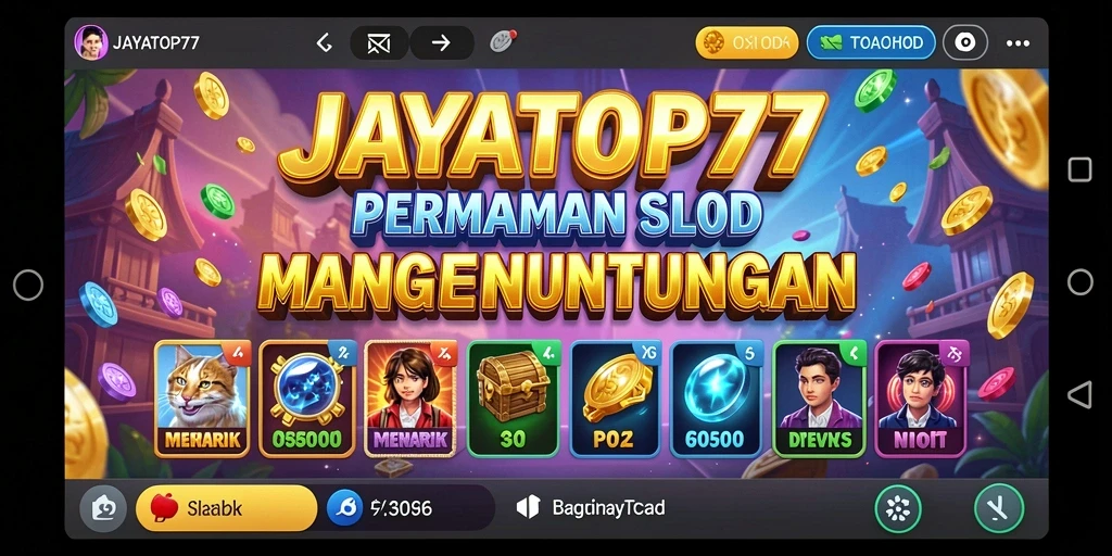 Screenshot JAYATOP77 menunjukkan gameplay Slot yang seru dan mengasyikkan.