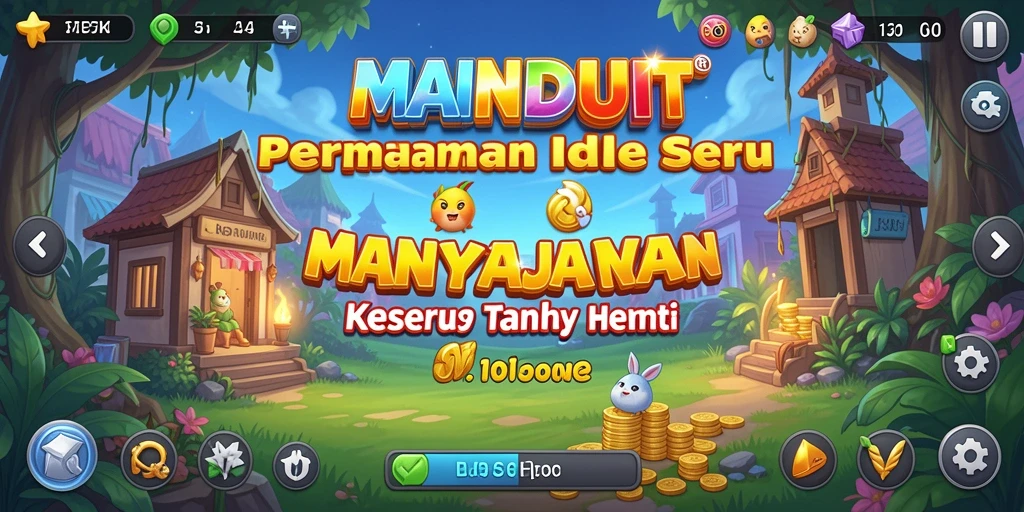 Screenshot menunjukkan gameplay menarik dan santai dari MAINDUIT.
