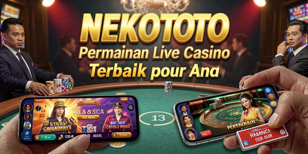 Screenshot NEKOTOTO menampilkan gameplay Live Casino yang asyik.
