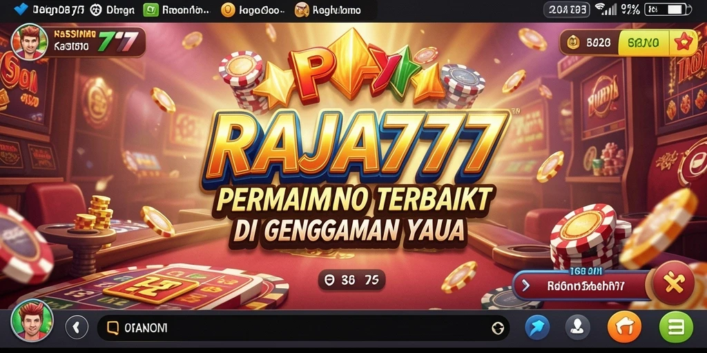 Tampilan gameplay menarik dari permainan Kasino RAJA777.