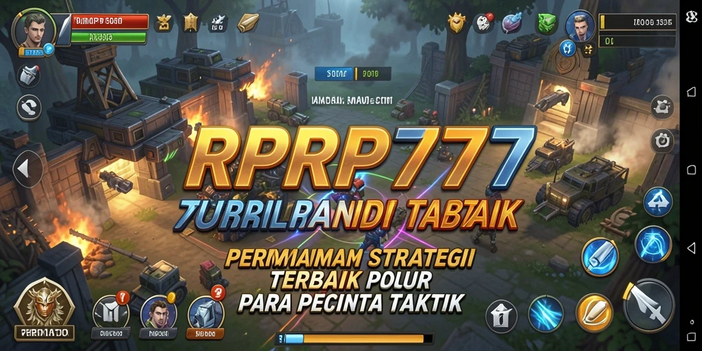 Tampilan gameplay RPRP777 yang menampilkan aksi strategi mendebarkan.