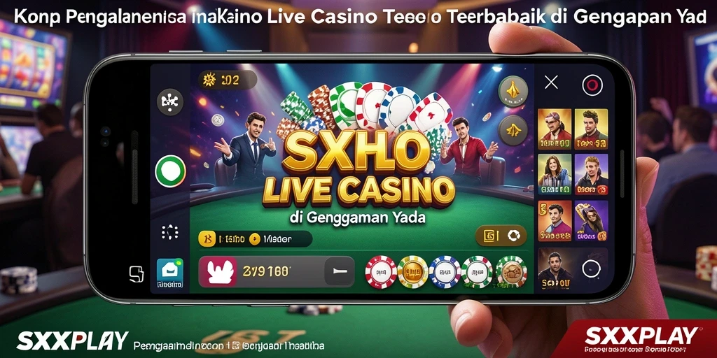 Tampilan Live Casino yang seru dan interaktif di SXXPLAY.