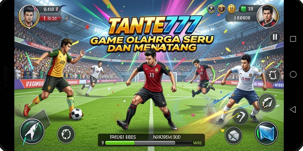Tampilan gameplay seru dalam TANTE777 dengan aksi menarik.